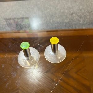 Jokari Packet Rack, Set of 2, yellow and green